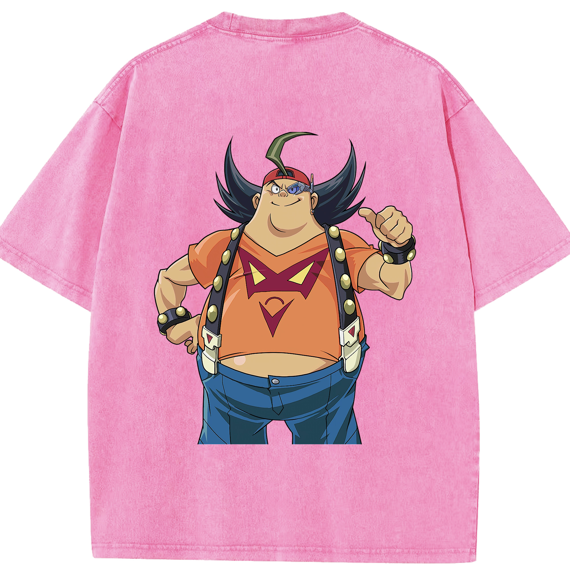 （画像用） 遊☆戯☆王 Yu-Gi-Oh! 綿100% ヴィンテージ風 半袖Tシャツ（背面プリント）